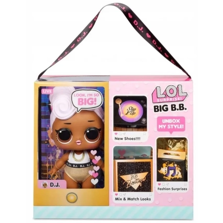 Lalka L.O.L. Surprise Big Baby D.J 573067 + akces